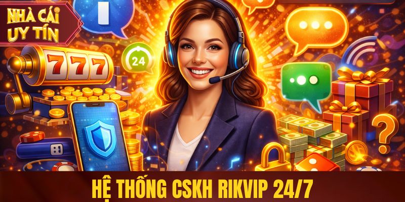 Hệ thống CSKH Rikvip 24/7