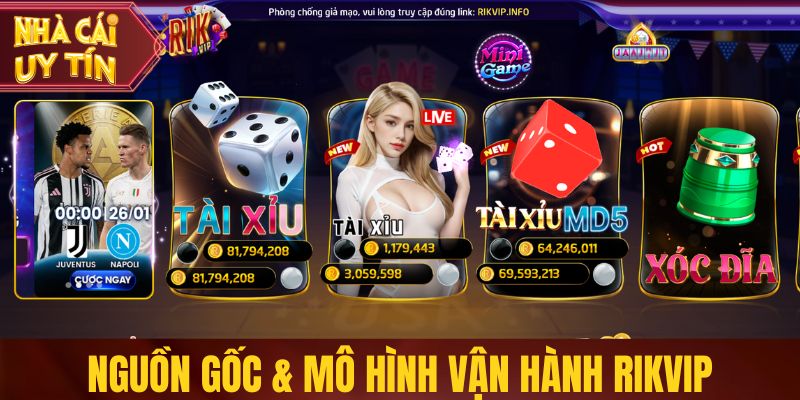 Nguồn gốc thương hiệu và mô hình vận hành Rikvip