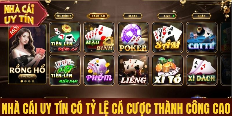 Nhà Cái Uy Tín Nhà cái uy tín có tỷ lệ cá cược thành công cao