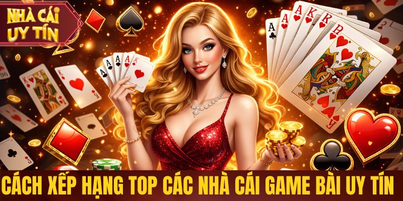 Cách xếp hạng top các nhà cái game bài uy tín