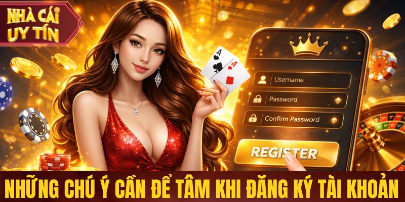 Những chú ý cần để tâm khi đăng ký tài khoản